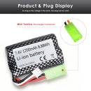 8 connector types for checkered RC battery JST EL-2P Tamiya SM-2P 3P 4P 5P