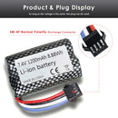 8 connector types for checkered RC battery JST EL-2P Tamiya SM-2P 3P 4P 5P