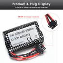 8 connector types for checkered RC battery JST EL-2P Tamiya SM-2P 3P 4P 5P