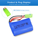 6 connector types for 7.4V RC battery pack JST SM-2P EL-2P Tamiya SM-4P T-plug