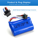 6 connector types for 7.4V RC battery pack JST SM-2P EL-2P Tamiya SM-4P T-plug