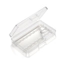 Transparent PP AAA battery holder – 8 cells, built‑in hook, dimensions 91.2x52.8x15.9mm