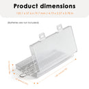 Measuring the wall thickness of the AA case with calipers – shows 2.5mm