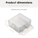 Stacking two 2‑cell 9V cases – modular design