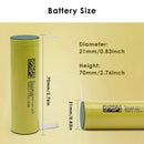 Lighting-specific dimension specifications for DMEGC 21700 battery