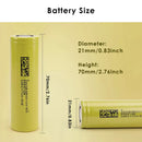 Lighting-specific dimension specifications for DMEGC 21700 battery