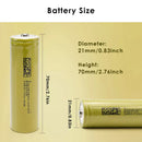 Lighting-specific dimension specifications for DMEGC 21700 battery
