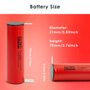 Reliable dimension specifications for DMEGC 21700 battery