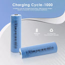 DMEGC INR18650-25P 2500mAh battery capacity and cycle life chart showing true 2500mAh capacity, 10C ultra-high discharge (25A), and long cycle life performance.