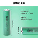 Optimized dimension specifications for lighting application batteries