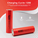 Lighting-optimized performance chart for DMEGC 4500mAh batteries