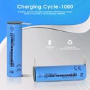 Lithium battery performance chart for EVE 2550mAh button top battery