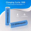 Solar and flashlight application performance chart for EVE 3500mAh battery