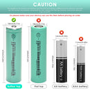 EVE INR18650-33V battery terminal guide showing Flat Top (65mm), Button Top (67mm), and Nickel Tab options. Button Top adds ~2mm length; Nickel Tab is pre-welded for DIY pack assembly.