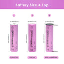 EVE 30P 18650 Battery 3.7V 3000mAh 30A - Flat Top / Button Top / Nickel Tab for Power Tools, Flashlights (INR18650-30P)