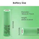 Headlight-specific dimension specifications for Samsung flat top battery