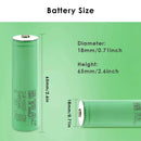 Headlight-specific dimension specifications for Samsung flat top battery