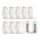 AA to D size battery converter adapter – single slot, plastic shell, positive and negative terminals