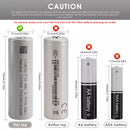 Ampace JP40 21700 4000mAh 60A battery performance – tabless design discharge curve showing 60A continuous and 140A peak capability