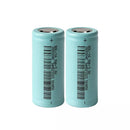 2 pieces BAK 26650HC 4500mAh 3.7V 26650 batteries side by side