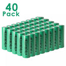 40-pack BAK 26650PC 2500mAh 3.2V LiFePO4 cells in bulk packaging