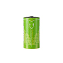 BESTON 1.5V D size 7400mWh USB-C rechargeable button top lithium battery with 1.5V constant voltage output, 3H fast charge, and free charging cable.