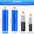 Terminal consistency display for all 50 batteries in bulk pack