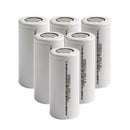Six-pack CBAK IFR26650 3600mAh 3.2V LiFePO4 flat top batteries in industrial packaging