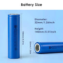 Testing the ultra-low internal resistance and consistent voltage of CHAN 32140 3.2V 15Ah LiFePO4 battery using an internal resistance meter