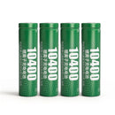 Delipow 10440 320mAh 3.7V Li-ion rechargeable battery, button top, AAA size equivalent, for LED flashlight torch