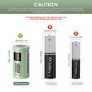 Delipow 18350 flat top lithium battery safety features – overcharge, over-discharge, short circuit, overcurrent, temperature protection