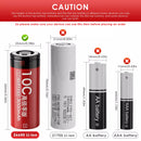 Delipow 26650 LiFePO4 battery inherent safety features and built-in PCM – thermally stable, no thermal runaway, overcharge/over-discharge protection