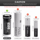 Delipow 26650 Li-ion battery built-in protection – overcharge, over-discharge, short circuit, overcurrent, temperature protection