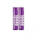 Delipow 2 pack 10440 320mAh 3.7V Li-ion rechargeable batteries, for LED flashlight torch, compact size