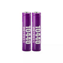 Delipow 2 pack ICR10440 320mAh 3.7V Li-ion rechargeable batteries, AAA size, for flashlights, laser pointers, headlamps, medical tools, security gadgets