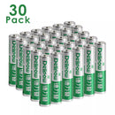 Delipow 30‑pack AAA 1.2V NiMH rechargeable batteries, long-lasting, for outdoor solar lights