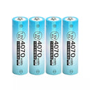 Delipow 4‑pack AA 4070mWh 1.5V high power lithium rechargeable batteries, 1500+ cycles, Li-ion