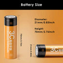 Dimension specifications for Delipow 5000mAh large capacity battery