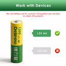 Delipow AA solar battery safety features – leak-proof construction, overcharge protection, pressure relief vent, UL/CE/ROHS certified