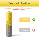 Delipow AA NiMH battery safety features – UL/CE/ROHS certified, leak-proof design, overcharge protection, pressure relief vent