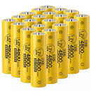 Delipow AA 2500mAh NiMH high-capacity rechargeable batteries, pre-charged, low self-discharge, 1.2V, for household and office devices
