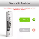 Delipow AA lithium battery built-in safety features – overcharge, over-discharge, short circuit, overcurrent, temperature protection
