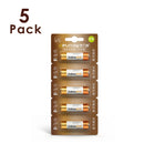 Delipow 5‑pack AA 1.5V alkaline non‑rechargeable batteries, long‑lasting power for household and office devices