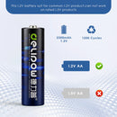 Delipow AA battery positive terminal – flat top with nickel plating for low resistance