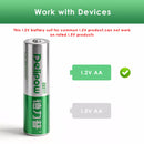 Delipow AA NiMH solar battery safety features – leak-resistant design, overcharge protection, pressure relief, green power certification