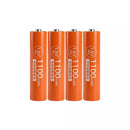 Delipow AAA 1100mWh 1.5V high capacity lithium rechargeable batteries, 1500+ cycles, constant output, triple A batteries