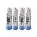 Delipow AAA 1184mWh 1.5V constant output lithium rechargeable batteries, 1500 cycles, long lasting, Li-ion