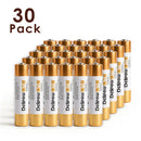 Delipow 30‑pack AAA 1.5V alkaline non‑rechargeable batteries, long‑lasting, for everyday electronics and emergency gear