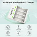 Delipow AAA lithium battery built-in smart protection – overcharge, over-discharge, short circuit, overcurrent, overheat