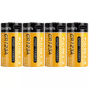 Delipow CR123A 3.7V 2590mAh USB-C rechargeable lithium battery, for flashlights, microphones, and professional equipment